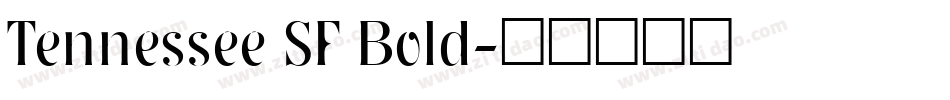 Tennessee SF Bold字体转换